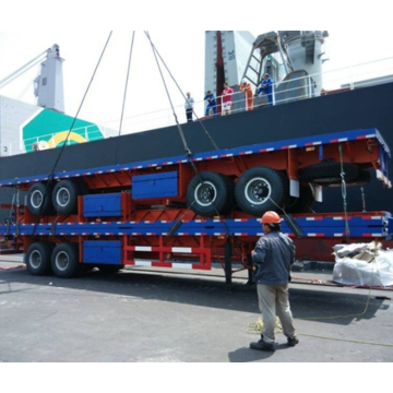 40 kaki trak trailer kontena flatbed